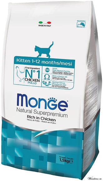 Monge Kitten Монж Киттен корм для котят, с курицей 400 гр.