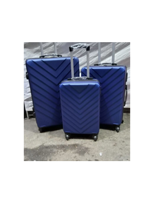 Комплект из 3х чемоданов ABS Olard Vertu S,M,L синий