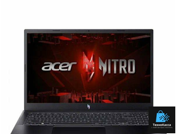 Ноутбук Acer Nitro V 15 ANV15-51-54PT черный Full HD (1920x1080), IPS, Intel Core i5-13420H, ядра: 4 + 4 х 2.1 ГГц + 1.5 ГГц, RAM 8 ГБ, SSD 512 ГБ, eMMC 0 ГБ, GeForce RTX 3050 для ноутбуков 6 ГБ, без ОС