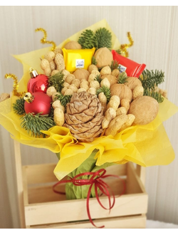 Ореховый букет "Новогодний арахис"