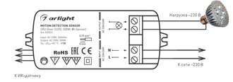 ИК-датчик для дверей SR2-Door (220V, 500W, IR-Sensor)