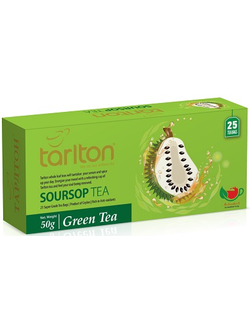 Чай Tarlton зелёный с добавками "Саусеп", 25 х 2 гр., карт./пач.