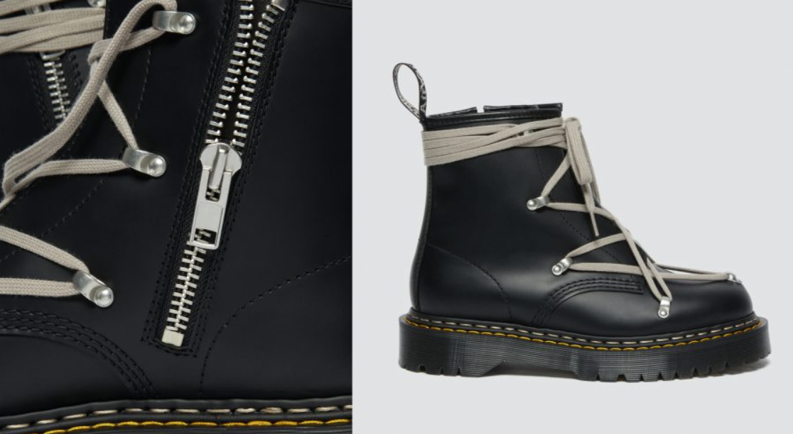 Коллаборация Rick Owens x Dr Martens