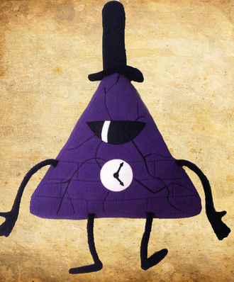 Мягкая игрушка Треугольник (фиолетовый)