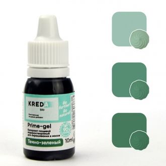 Краситель водорастворимый KREDA, Prime-gel 10 г, Темно - Зеленый