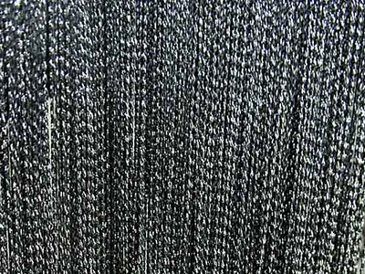 Нитяная штора с люрексом