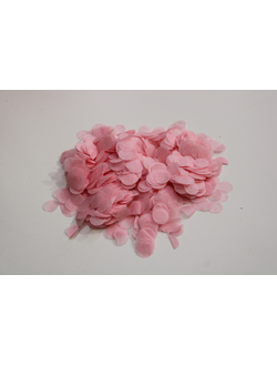 Конфетти бумажное розовый, 1,5 см