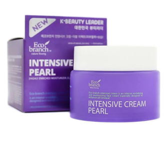 Eco Branch Intensive Cream Увлажняющий Крем для лица с Жемчугом, 100 мл.085381