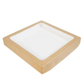 Коробка для печенья с окном ECO TABOX 2500, 26*26*4 см