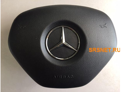 Восстановление внешнего вида (крышки) подушки безопасности водителя Mercedes-Benz GLK