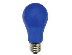 Лампа светодиодная K7CB80ELY (композит) Ecola CLASSIC LED COLOR 8,0W A55 220V E27 BLUE СИНЯЯ 360° 108X55