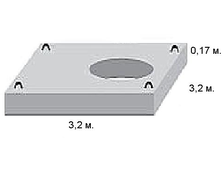 Крышка для квадратного колодца 3,2м*3,2м