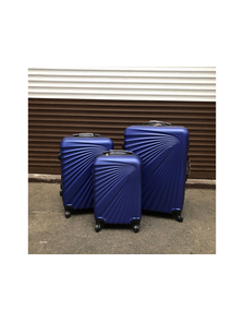 Комплект из 3х чемоданов Olard ABS S,M,L синий