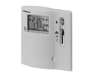 Простой электронный комнатный термостат с 7-дневной программой и ЖК дисплеем SIEMENS, 474 RDE10.1
