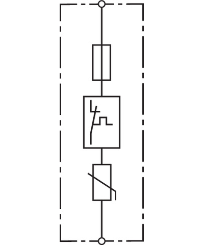 900270	УЗИП класса II V NH1 280 для монтажа в держатели предохранителей NH
