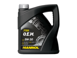 07983 Моторное масло Mannol 7701 О.Е.М. for Chevrolet Opel  SAE 5W-30  4 л. синтетическое