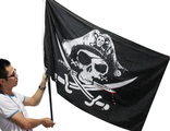 Огромный пиратский флаг (pirate flag)