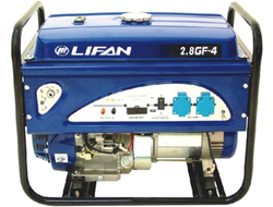 Генератор бензиновый LIFAN 2,8GF-4 доставка по РФ и СНГ