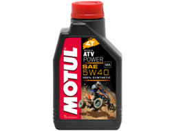 Масло для квадроцикла Motul ATV power 5w40 4T (Синтетика) — 1Л (105897)