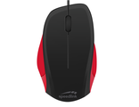 PC Мышь проводная Speedlink Ledgy Mouse USB, Silent, black-red (SL-610015-BKRD)