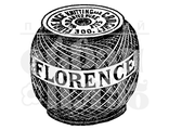 ФП штамп &quot;Клубок ниток florence&quot;