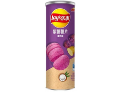 Чипсы Lays в Тубе Фиолетовая картошка и Кокос 90гр (24 шт)