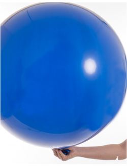 шар гигант (синий) с надписью
