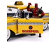 Набор Hollywood Rides Машинка с Фигуркой 2.75&quot; 1:241957 Chevy Bel Air-Hard Top with Deadpool Figure