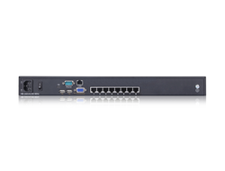 Переключатель Kinan KVM over IP 8-портовый высокой плотности по кабелю Cat 5, USB с каскадированием до 256 серверов с разъемами PS/2, USB, VGA; internet, OSD, DDC2B, 2048x1536 до 20 м, 1600x1200 до 50 м, 1280x1024 до 100 м, 1024x768 до 150 м (KC2108i)