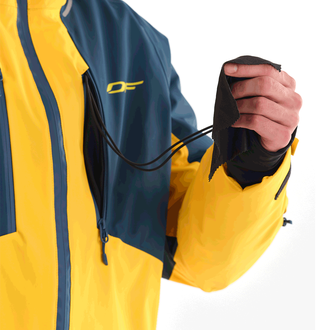 Куртка горнолыжная мужская Gravity Premium MAN Yellow - Dark Ocean