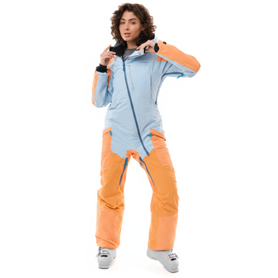 Комбинезон DRAGONFLY Gravity 2.0 WOMAN LIGHT BLUE-MOCK ORANGE 250250-25-146