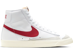 Nike Blazer Mid 77 White (Белые с красным)
