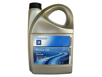 Моторное масло GM DEXOS 2 5W30, 4л., синтетическое