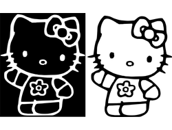 Наклейка Hello Kitty
