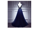 Синее вечернее бальное платье "Верона" прокат Уфа