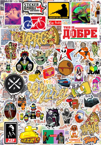 СтикерБук №7- Sticker Bombing Album №7