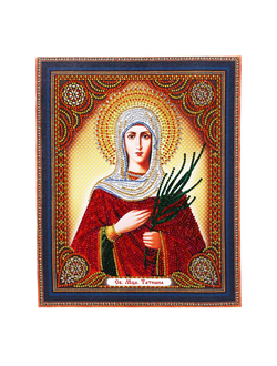 Алмазная мозаика Anya Икона Святая Мученица Татиана 27х33см.