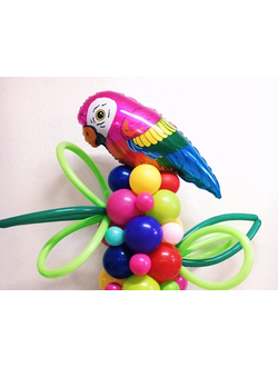 декор из воздушных шаров в гавайском стиле краснодар