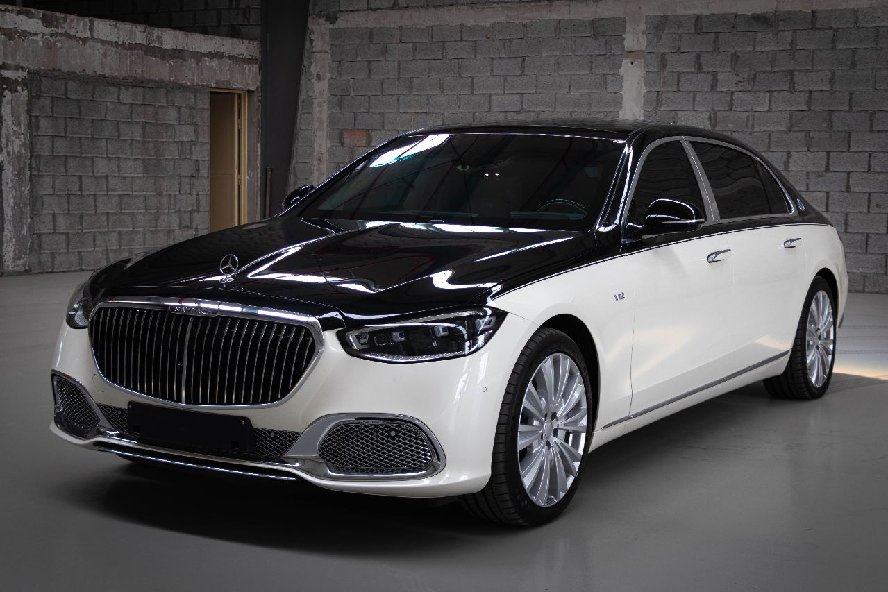 Luxury class discreetly armored limousine "AMBASSADOR" based on LHD/RHD Mercedes-Maybach S680 Z223  RWD in CEN BR4-BR7, 2024-2025 YP.