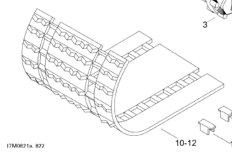 Гусеница оригинал BRP 13070/M13047/M13055/M13067/M13070 для BRP LYNX/Ski-Doo