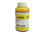 Чернила Ink-Mate желтые Yellow для принтеров Epson L100, L110, L120, L200, L210, L300, L350, L355, L550, L555, L800, L805, L1300, L1800, ET-4550, ET-4500, ET-2550, ET-2500 водорастворимые 70 мл