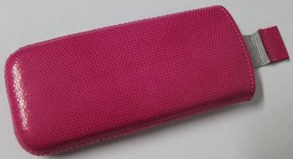 Сумка для мобильного телефона с язычком для Nokia X2-00 розовая