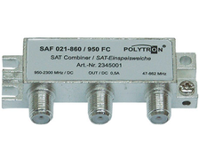 SAF 021-860 / 950 FC.  TV-SAT  Сумматор / сплиттер для спутникового и эфирного телевизионного диапазона