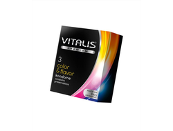 268 Презервативы №3 Vitalis Color&flavor
