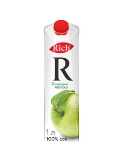 Сок Rich яблочный 1 л