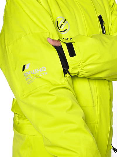 Горнолыжный комбинезон для подростка SNOW HEADQUARTER T9081 лимонный