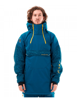 Анорак мужской сноубордический DF UKTUS Man Dark Ocean-Yellow 800240-450