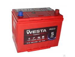 Автомобильный аккумулятор Westa Red 75 Ач о/п Asia