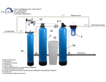 Система водоподготовки &quot;Гейзер 3К-АДИС-РР&quot; с ручным управлением производительностью 1,5 куб.м/час
