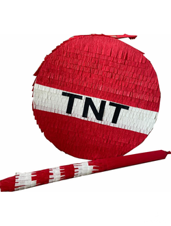 Пиньята круг "TNT" майнкрафт